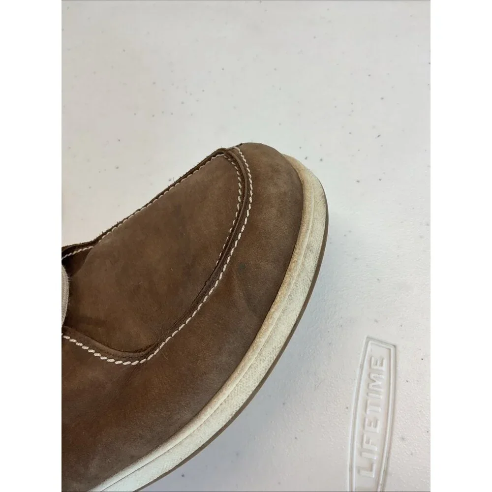 Finn Comfort Brown Leather Moc Toe Lace Up Shoes Size‎ 9.5 - Picture 8 of 12